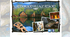 Desktop Screenshot of creekwoodvillageresort.com